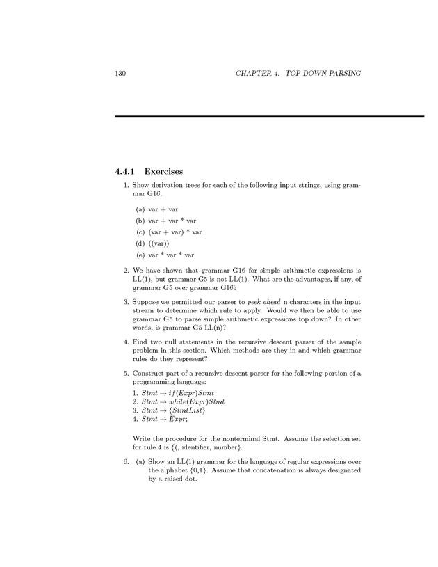 Compiler Design: Theory, Tools, and Examples - Page 130